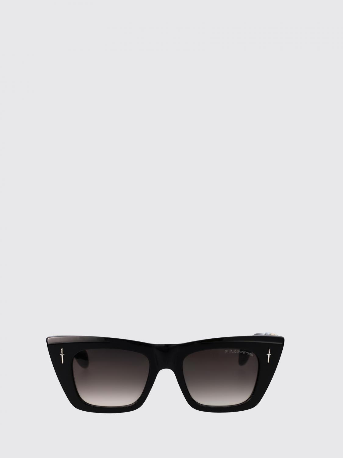 CUTLER & GROSS OCCHIALI DA SOLE: Occhiali da sole The Great Frog - 008 Cutler & Gross in acetato , Nero - Img 2