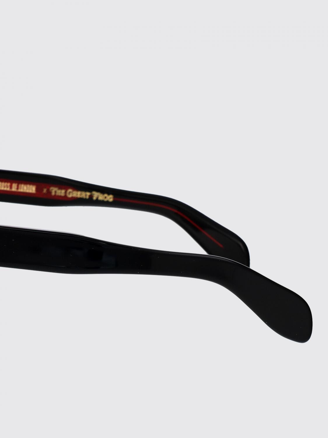 CUTLER & GROSS OCCHIALI DA SOLE: Occhiali da sole The Great Frog - 008 Cutler & Gross in acetato , Nero - Img 3