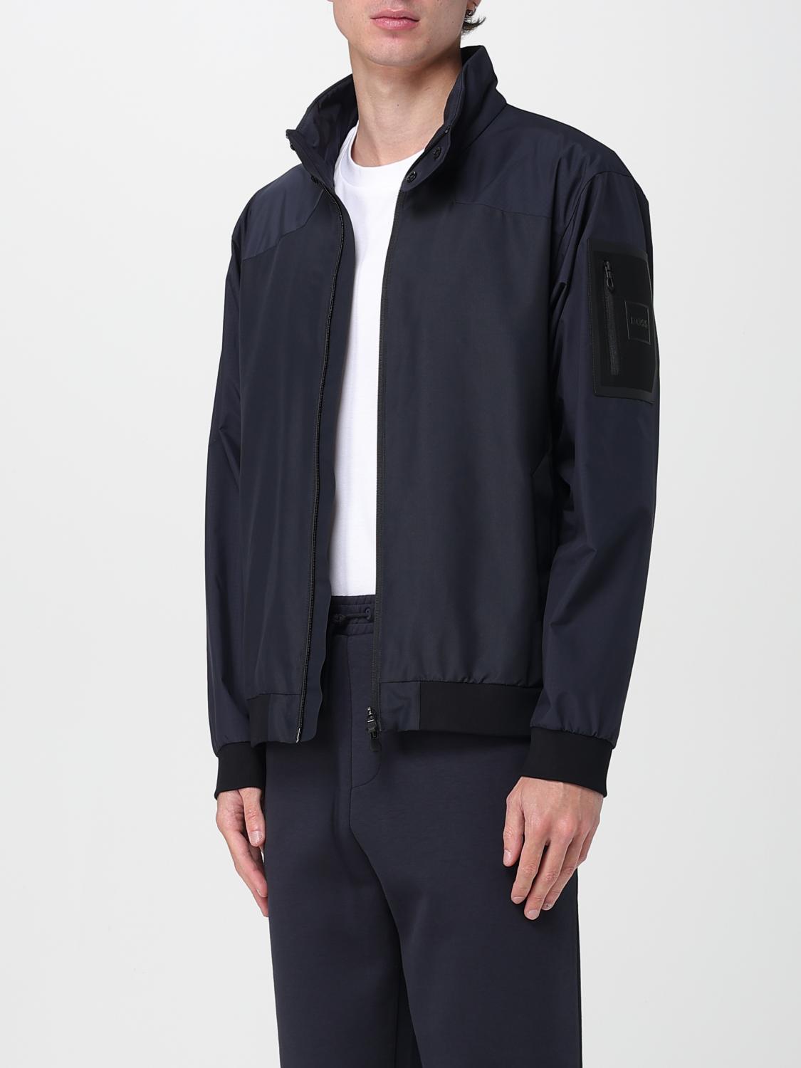 BOSS GIACCA: Giubbotto Boss in misto cotone , Blue - Img 3