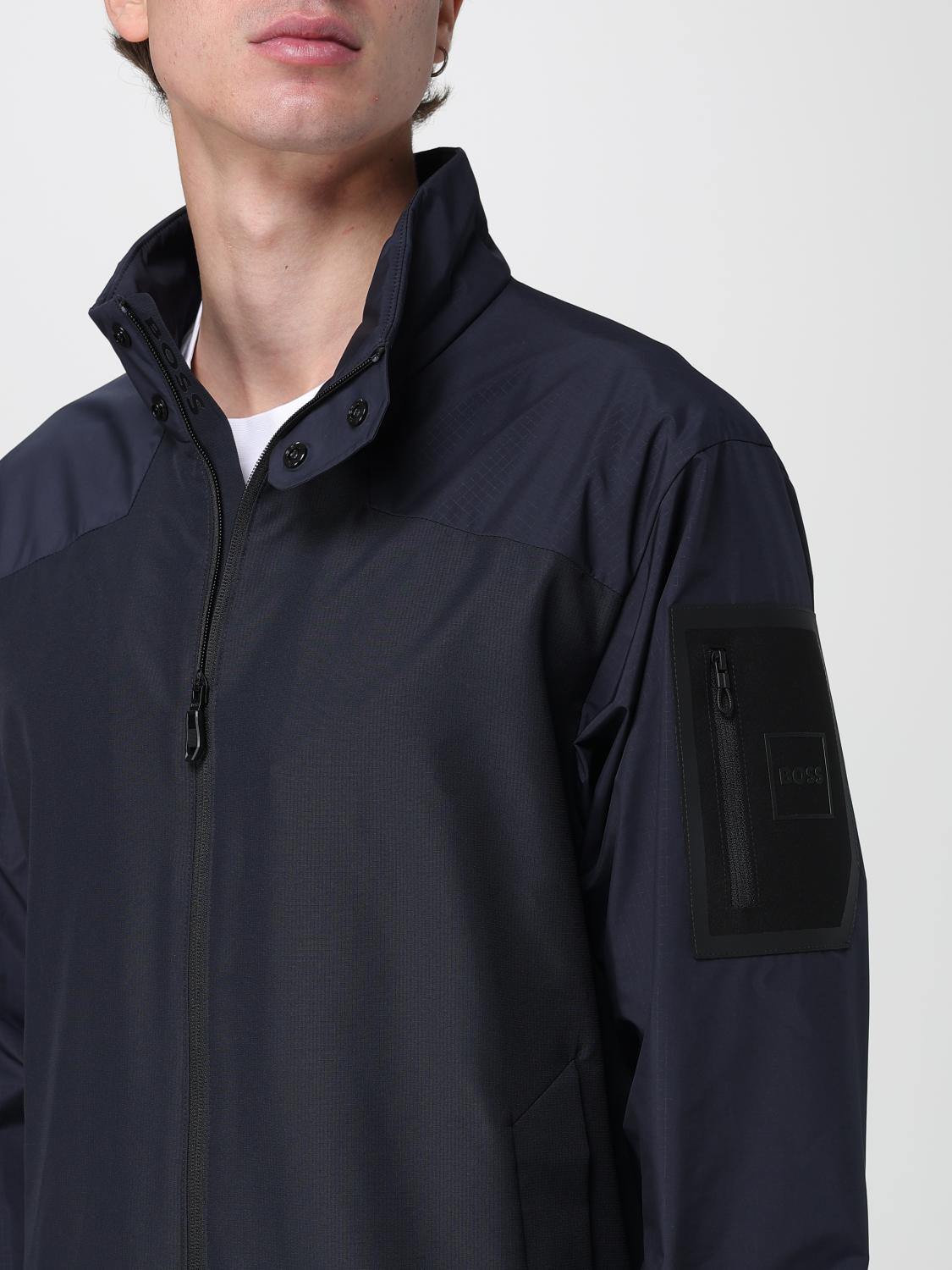 BOSS GIACCA: Giubbotto Boss in misto cotone , Blue - Img 4