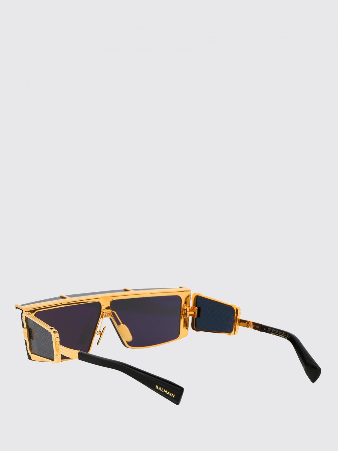 BALMAIN SUNGLASSES: Sunglasses men Balmain, Black - Img 3