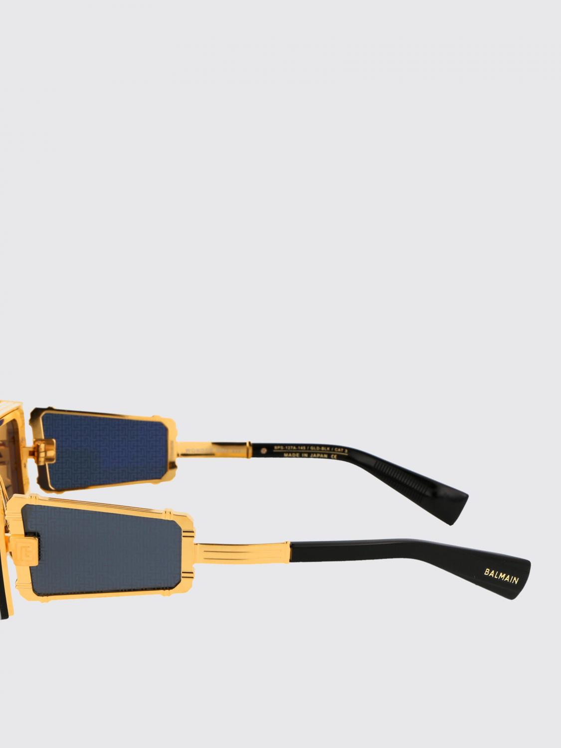 BALMAIN SUNGLASSES: Sunglasses men Balmain, Black - Img 4