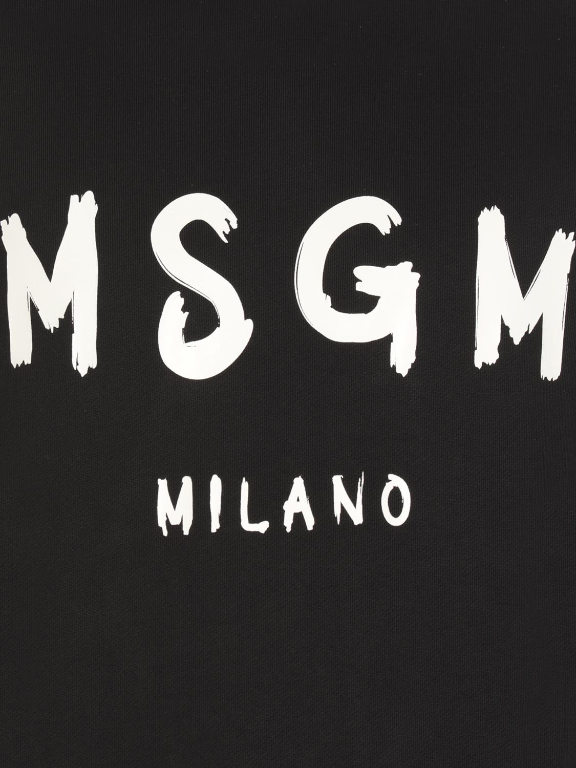 MSGM SWEATSHIRT: Sweatshirt homme MSGM, Noir - Img 4