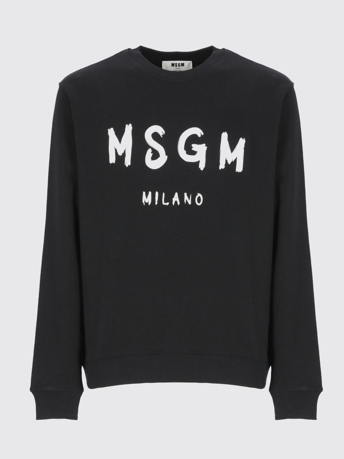 MSGM SWEATSHIRT: Sweatshirt homme MSGM, Noir - Img 5
