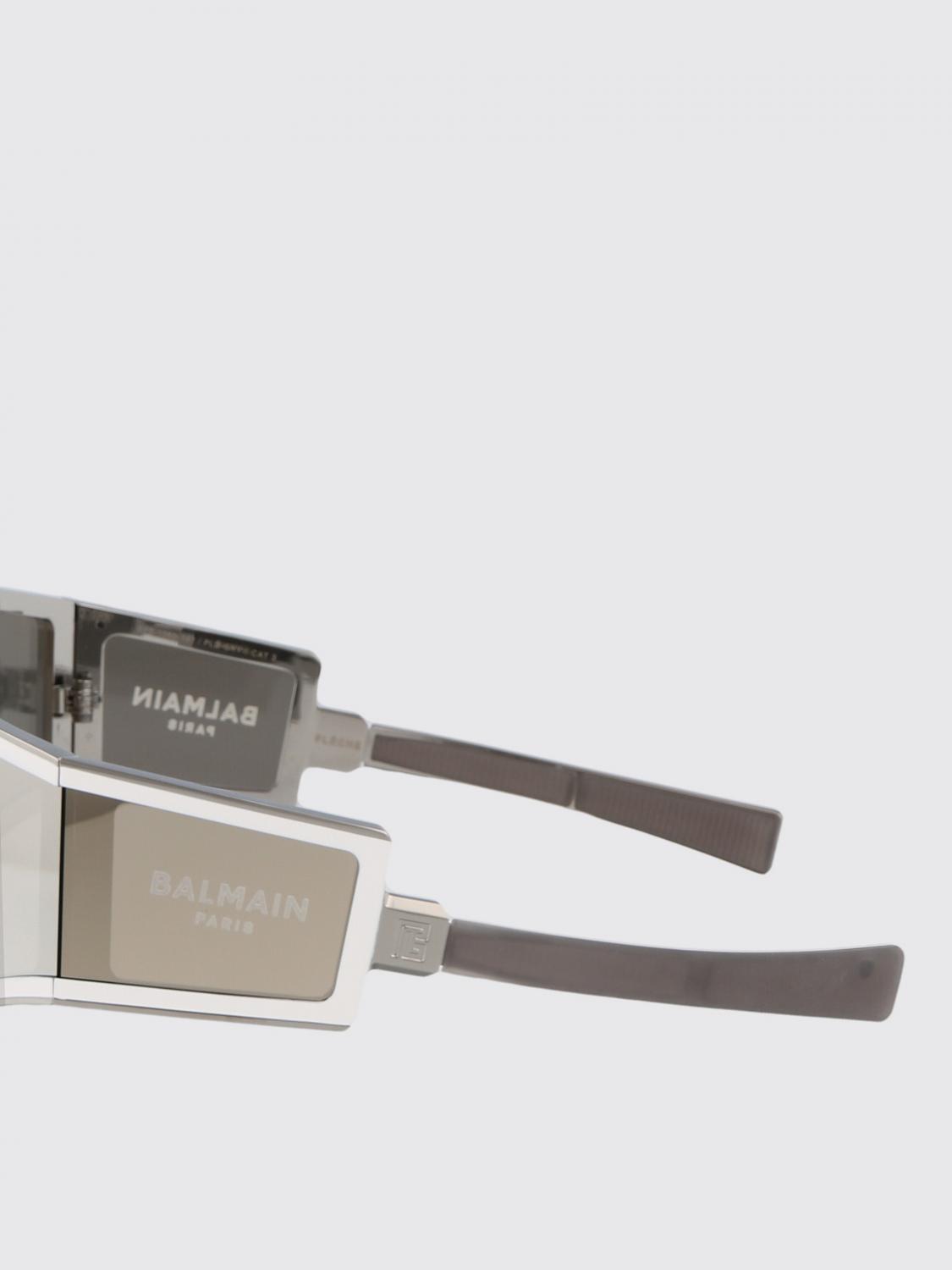 BALMAIN SUNGLASSES: Sunglasses men Balmain, Grey - Img 4