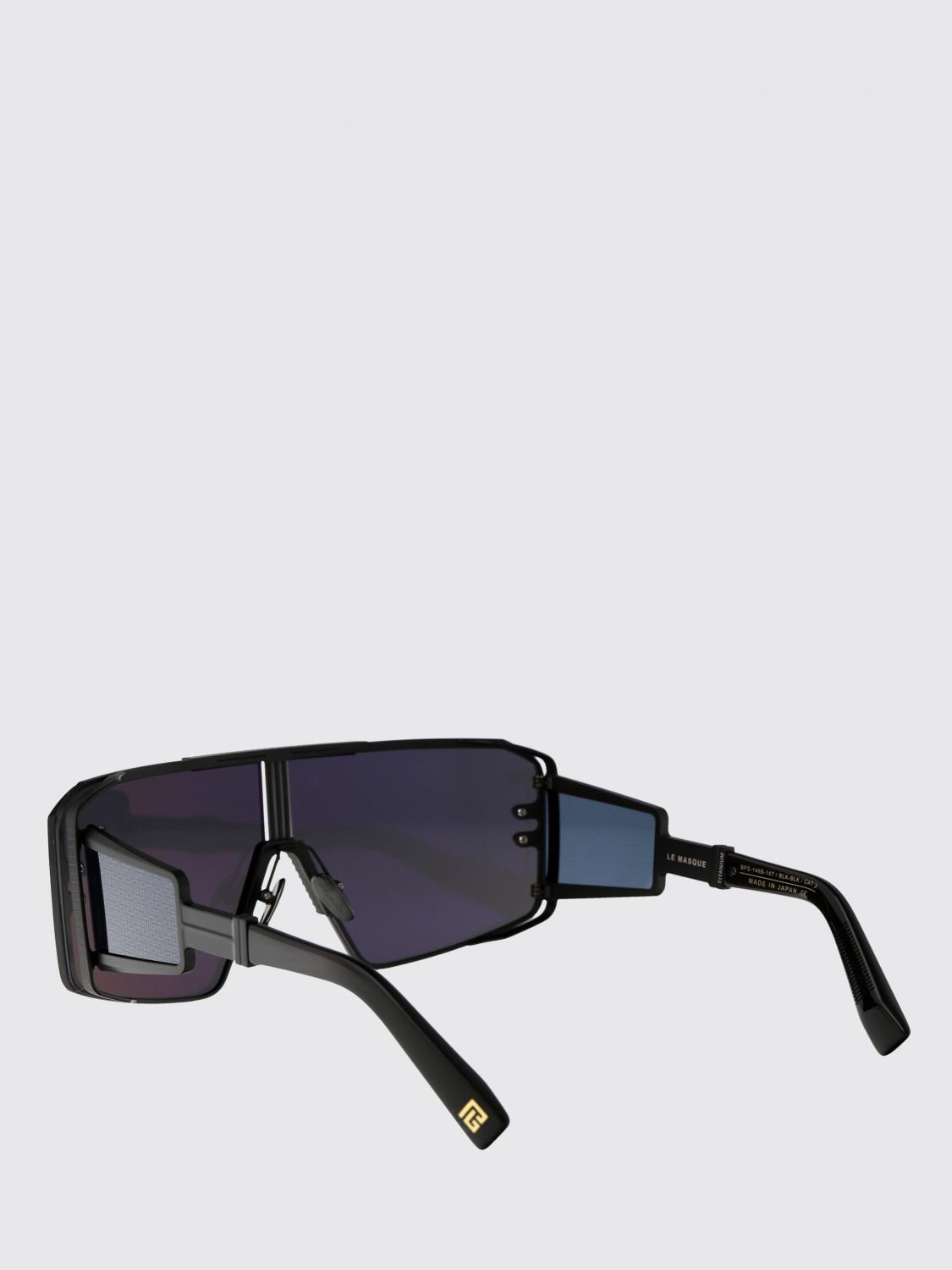 BALMAIN SUNGLASSES: Sunglasses men Balmain, Black - Img 3