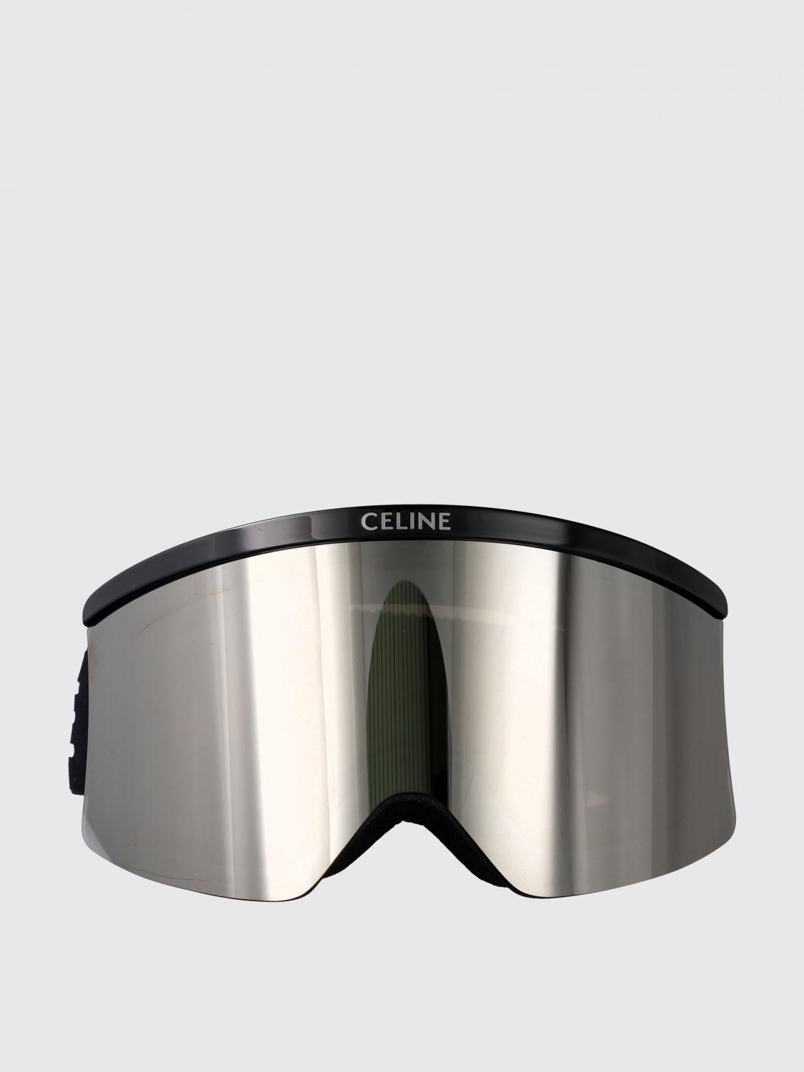 CELINE SUNGLASSES: Acetate Mask Optical Glasses Celine, Black - Img 2