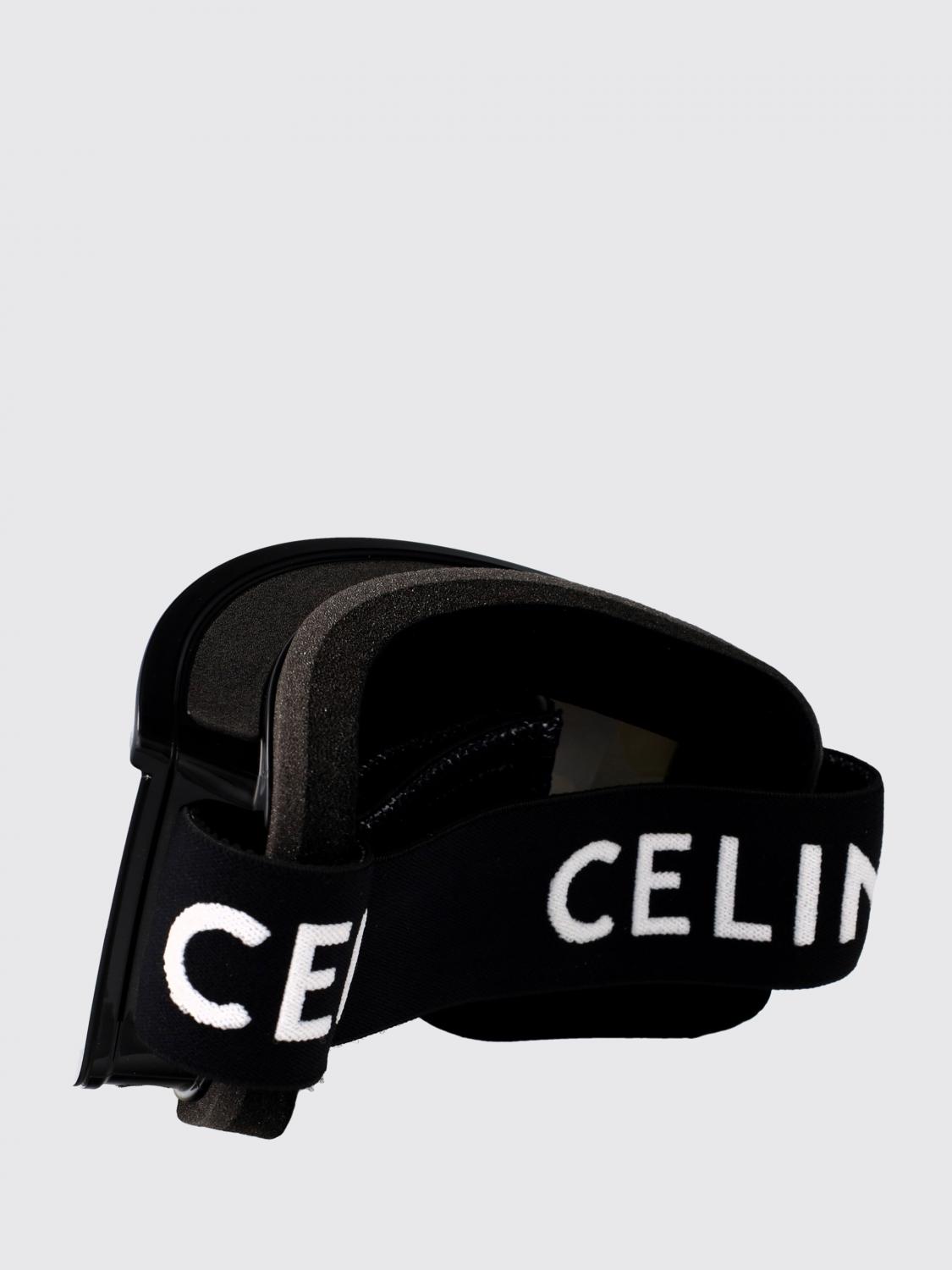 CELINE SUNGLASSES: Acetate Mask Optical Glasses Celine, Black - Img 3