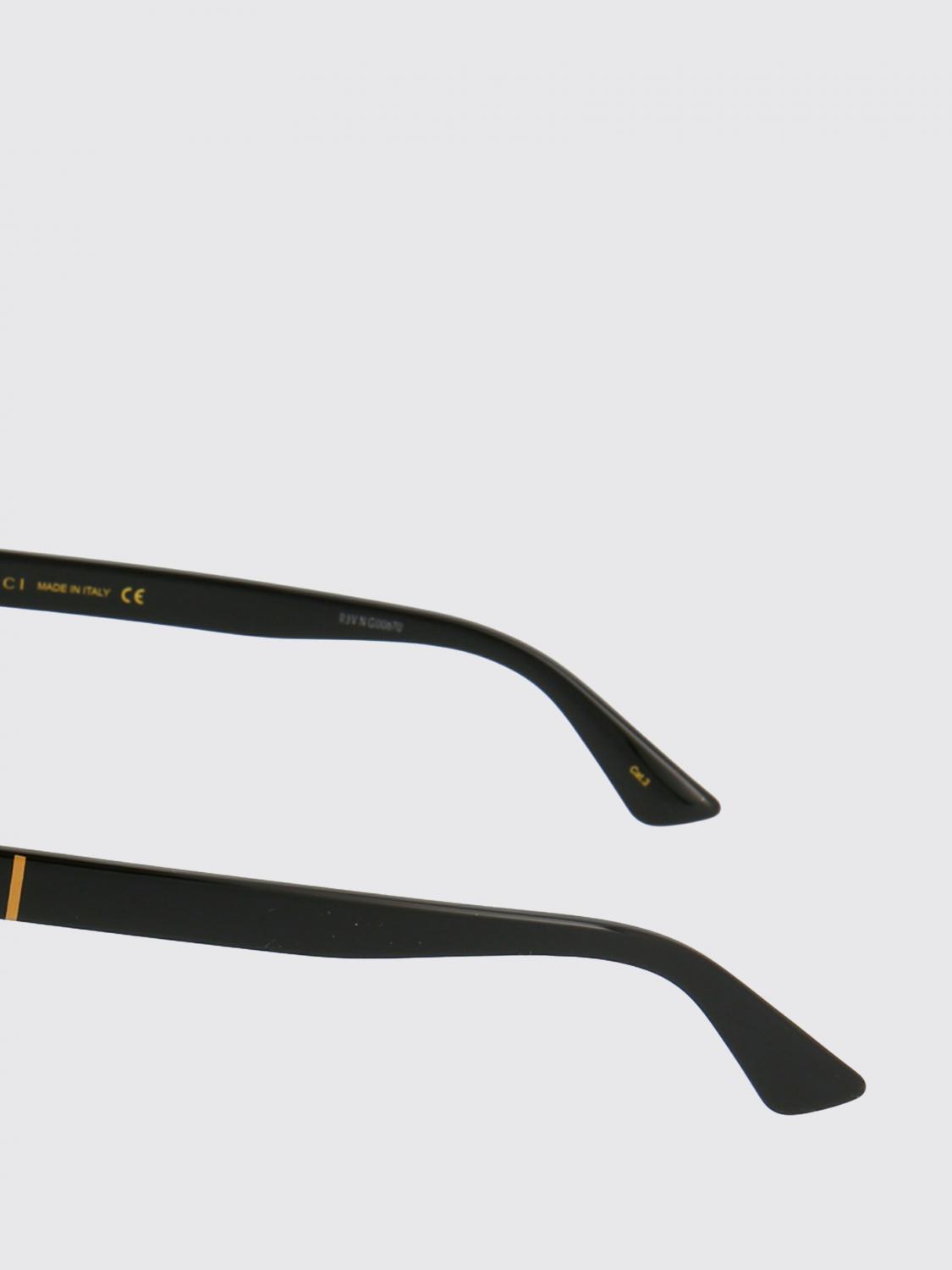 GUCCI サングラス: Gucci アセテート製サングラス, ブラック - Img 3