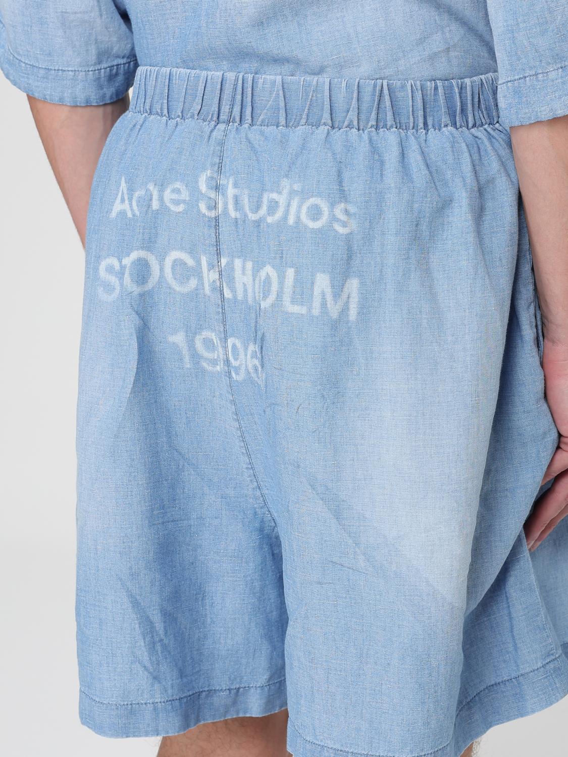 ACNE STUDIOS SHORTS: Short men Acne Studios, Blue - Img 5