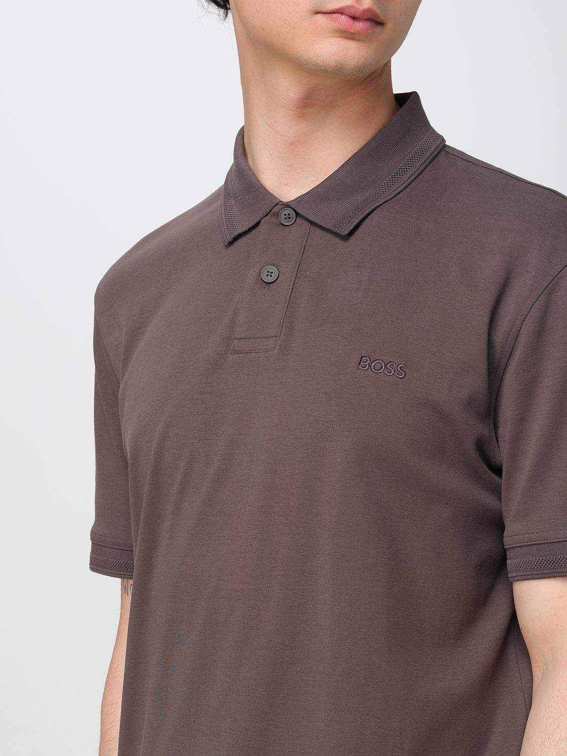 BOSS POLO: Polo hombre Boss, Marrón - Img 3