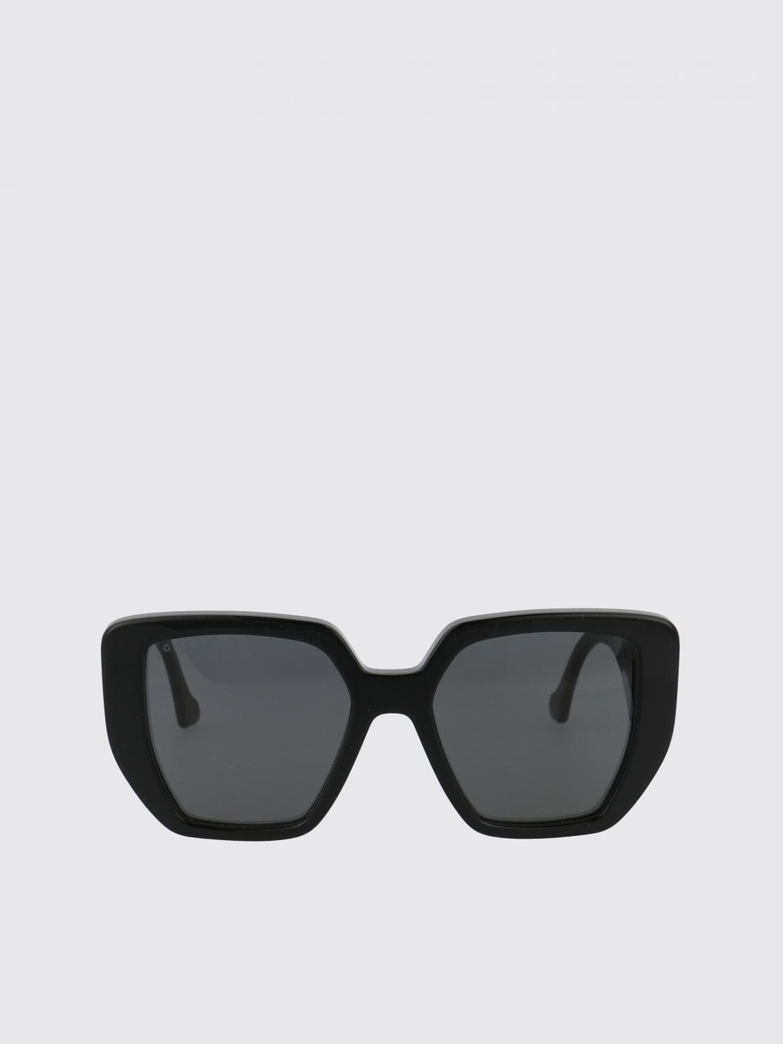 GUCCI OCCHIALI DA SOLE: Occhiali da sole GG0956S Gucci in acetato, Nero - Img 2