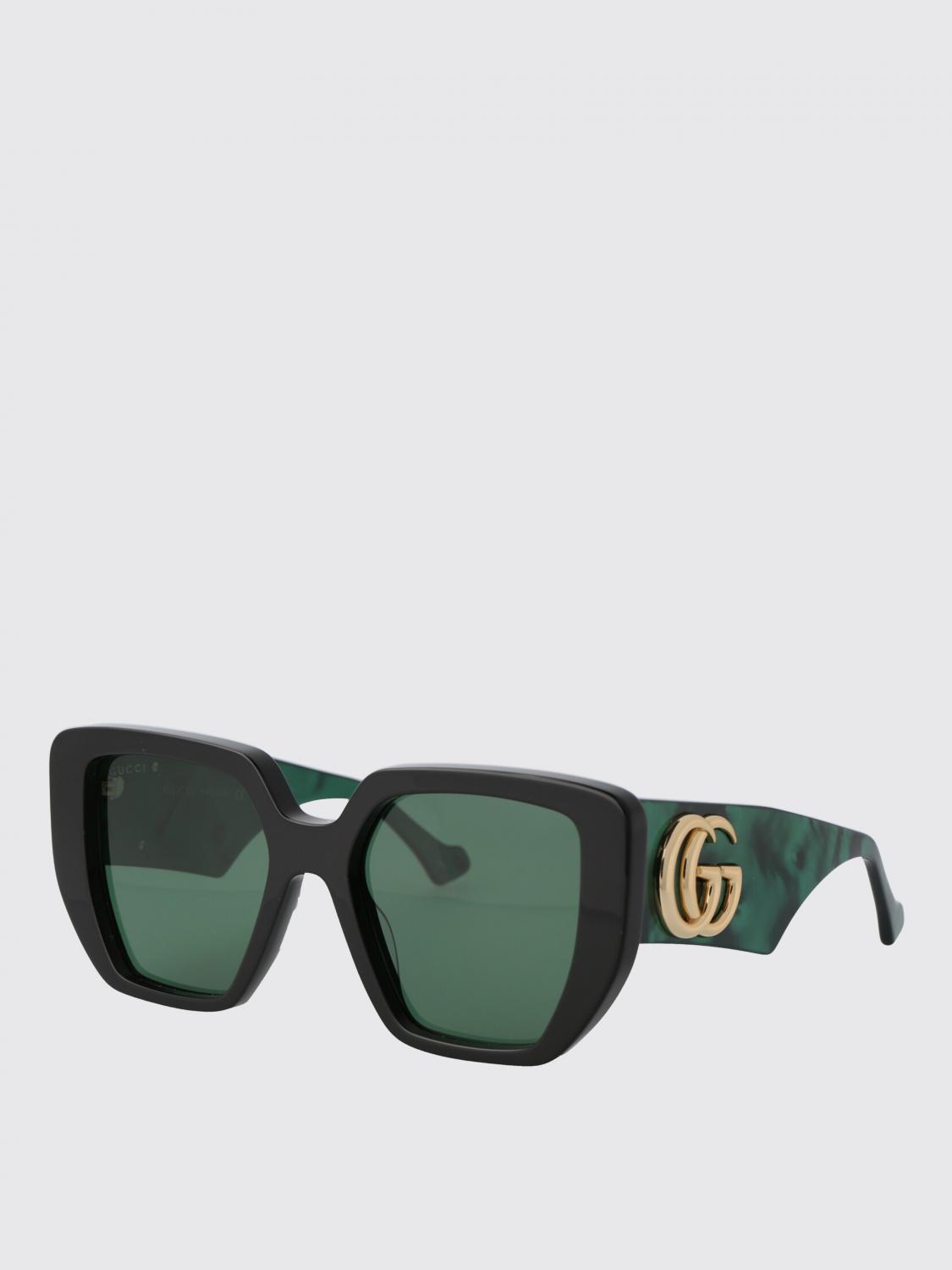 GUCCI OCCHIALI DA SOLE: Occhiali da sole GG0956S Gucci in acetato, Nero 1 - Img 1