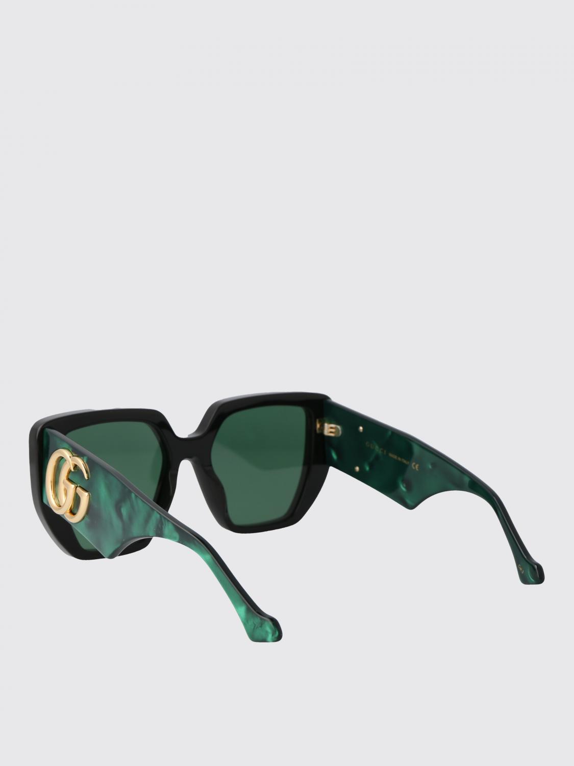 GUCCI OCCHIALI DA SOLE: Occhiali da sole GG0956S Gucci in acetato, Nero 1 - Img 3