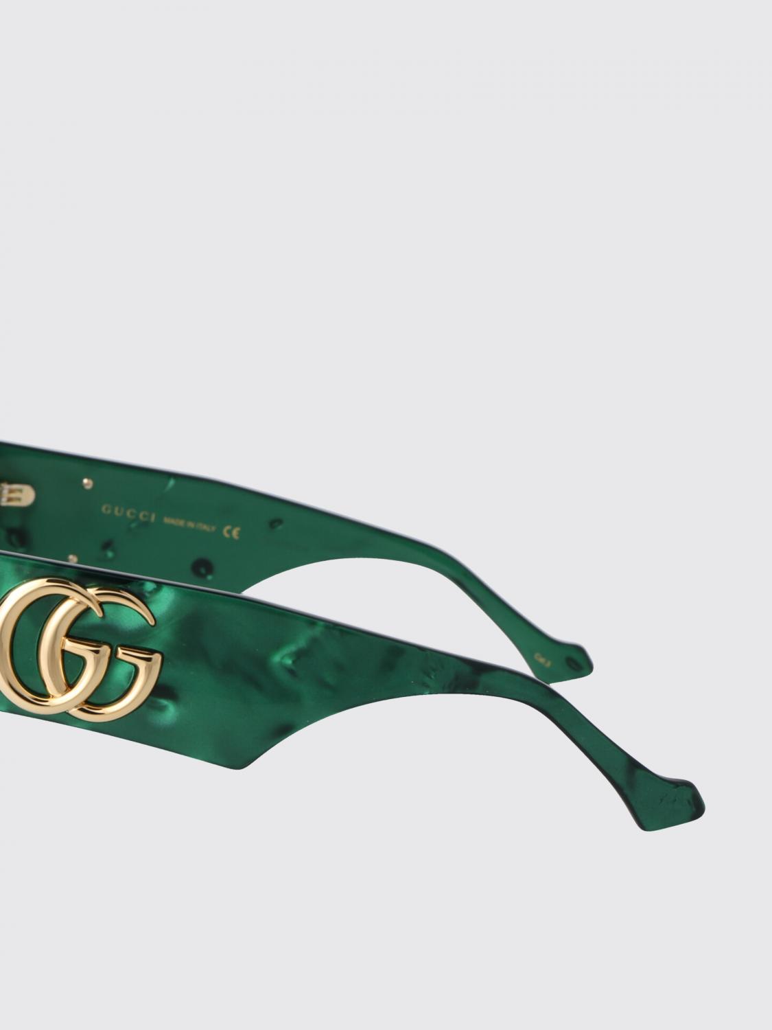 GUCCI OCCHIALI DA SOLE: Occhiali da sole GG0956S Gucci in acetato, Nero 1 - Img 4