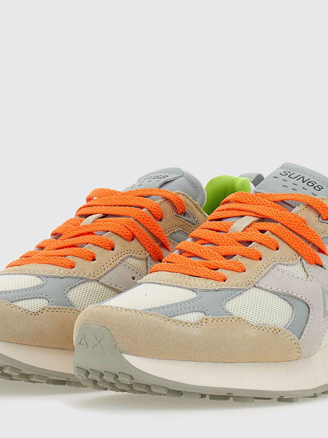 SUN68 BASKETS: Baskets homme SUN68, Gris - Img 4