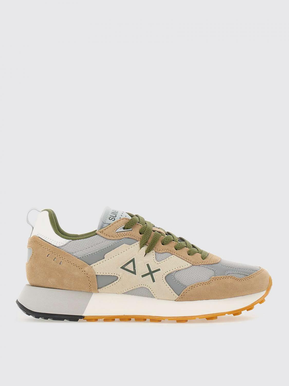 SUN68 SNEAKERS: Sneakers men SUN68, Beige - Img 1