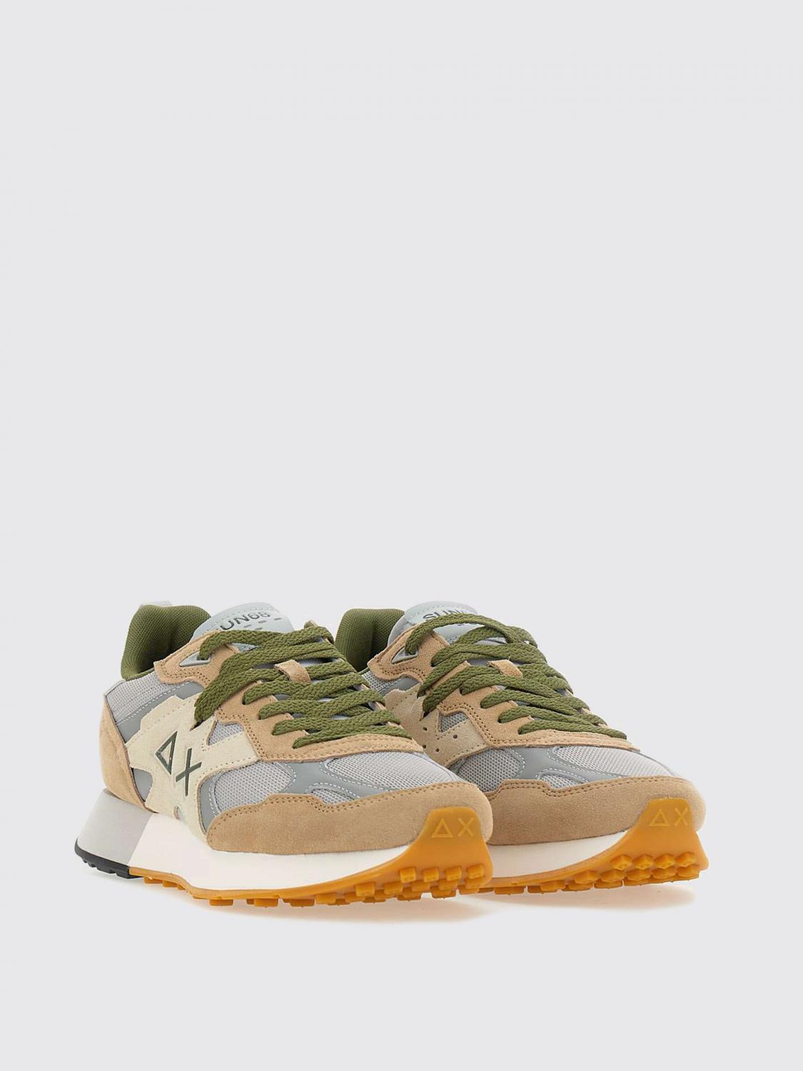 SUN68 SNEAKERS: Sneakers men SUN68, Beige - Img 2