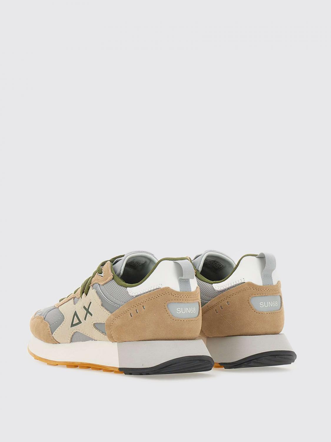 SUN68 SNEAKERS: Sneakers men SUN68, Beige - Img 3