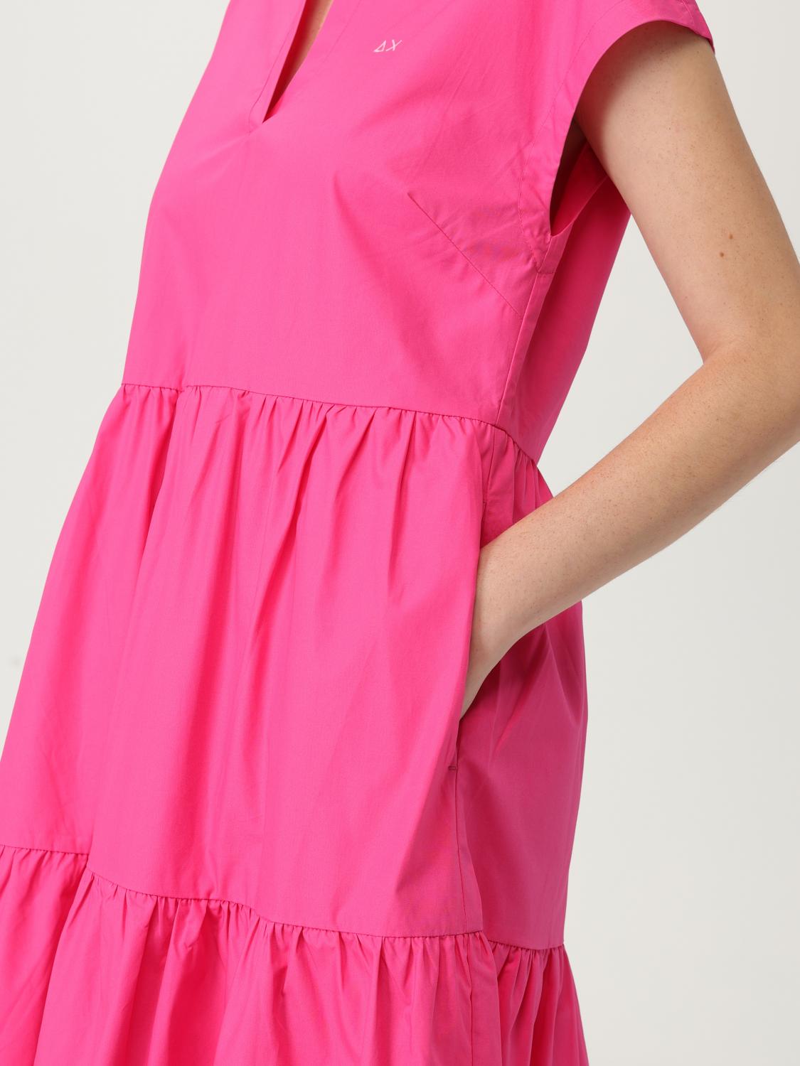 SUN68 VESTIDO: Vestido mujer SUN68, Fucsia - Img 3