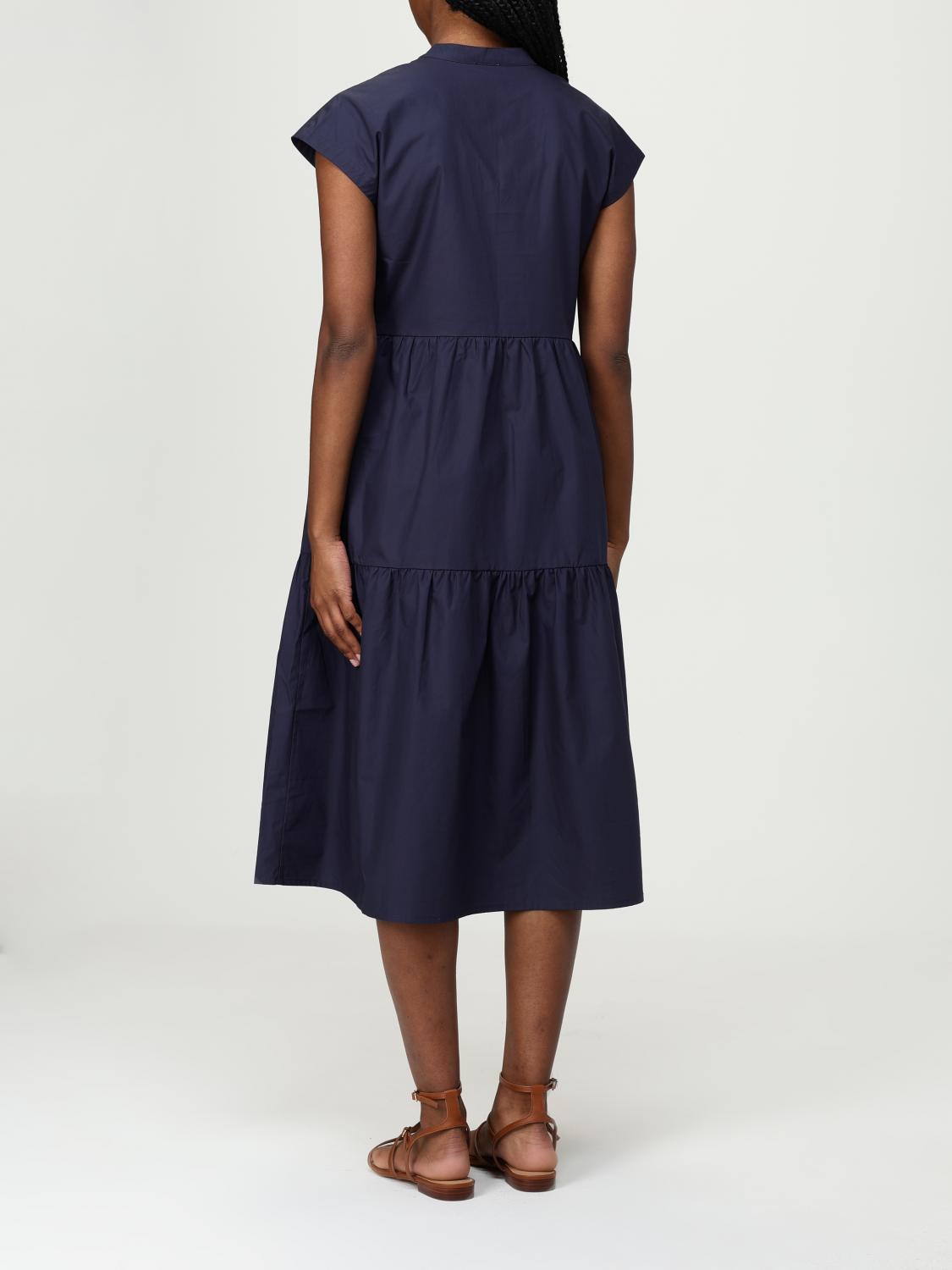 SUN68 ROBE: Robes femme SUN68, Bleu - Img 2