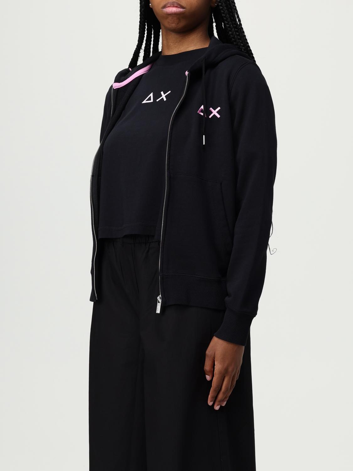 SUN68 SWEATSHIRT: Pullover damen SUN68, Schwarz - Img 3