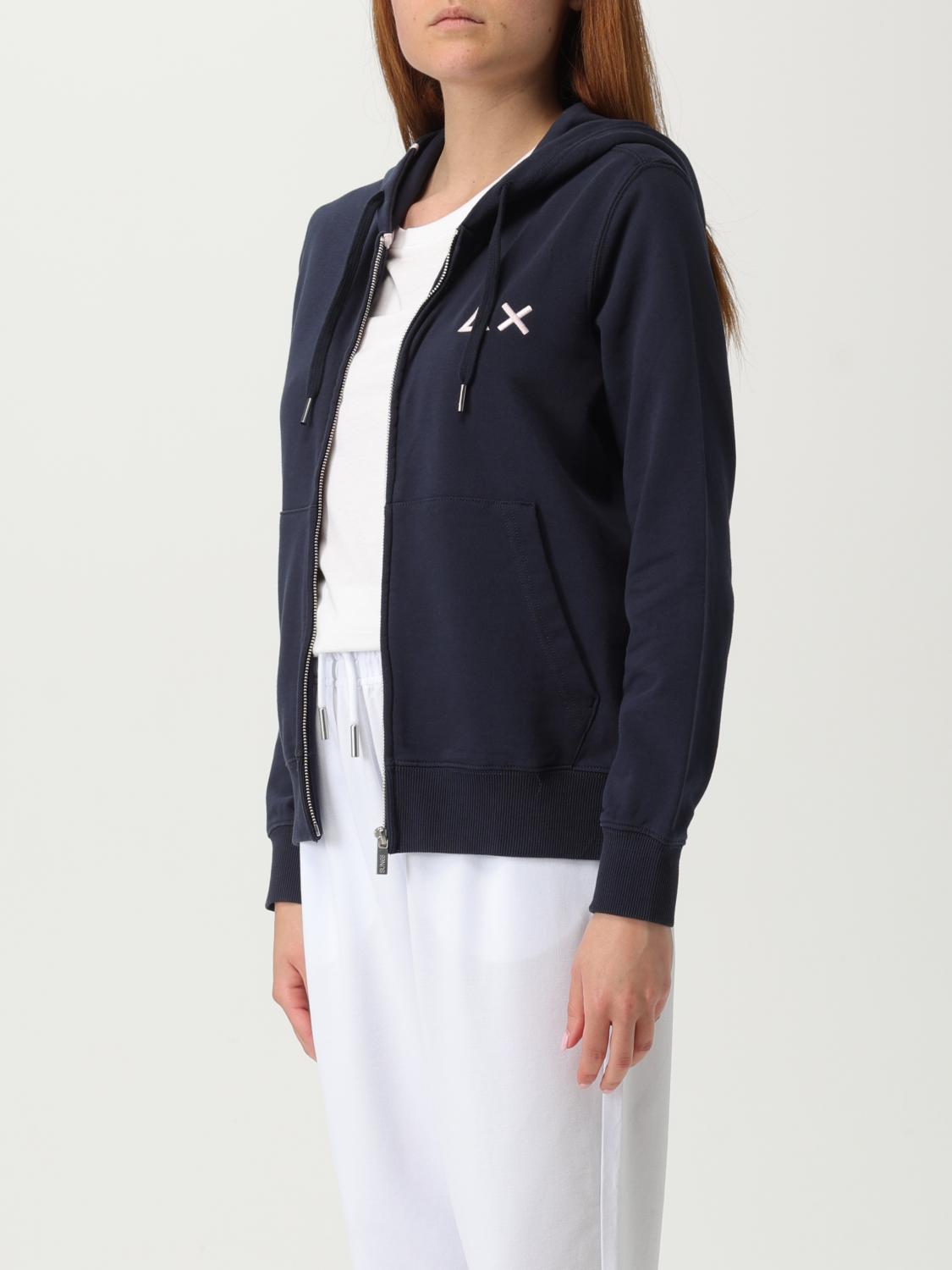 SUN68 SWEATSHIRT: Pullover damen SUN68, Blau - Img 3