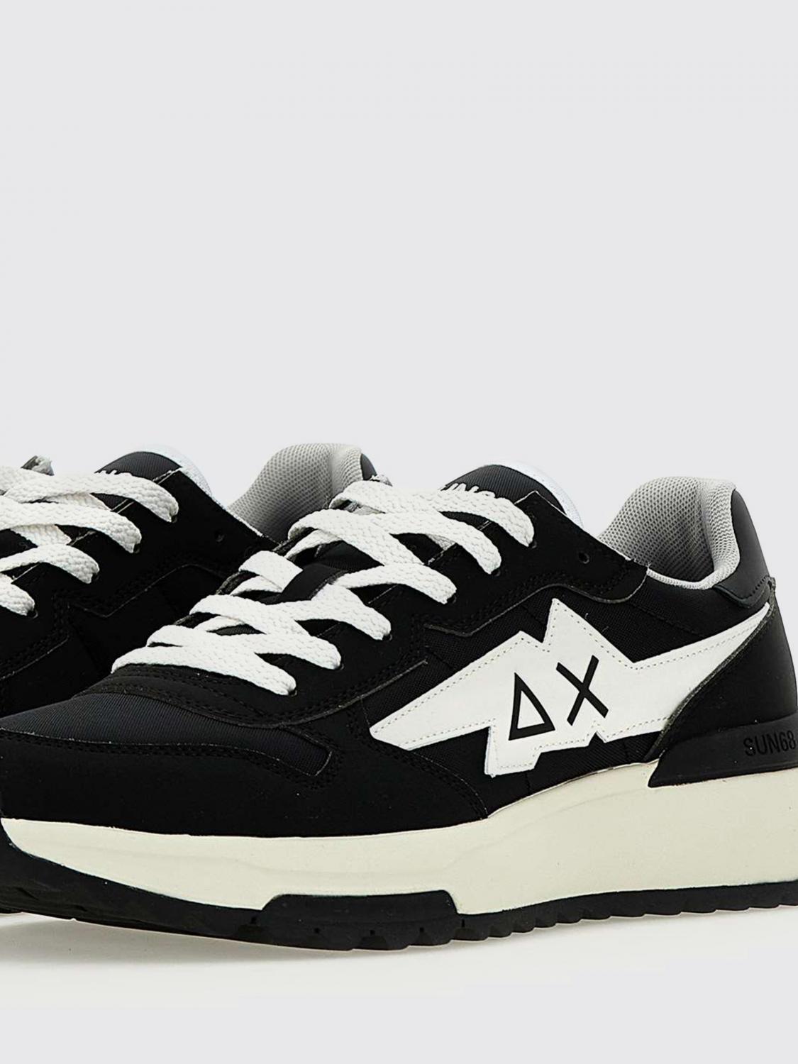 SUN68 SNEAKERS: Sneakers men SUN68, Black - Img 4