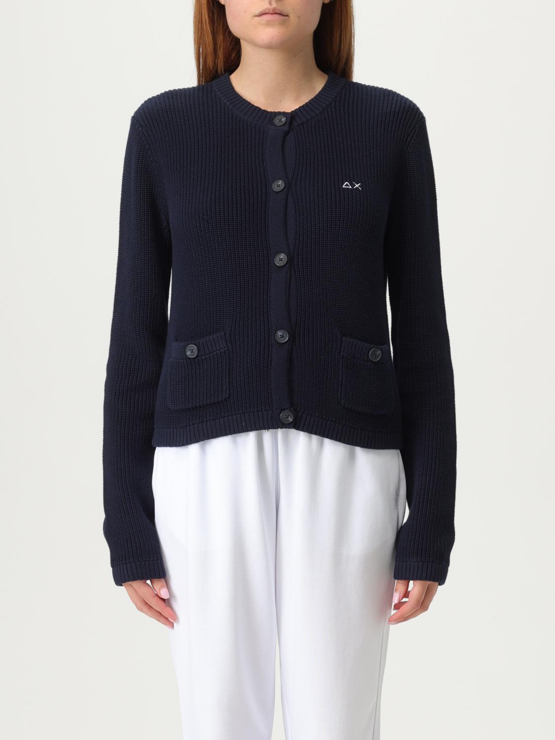SUN68 CARDIGAN: Pull femme SUN68, Bleu - Img 1