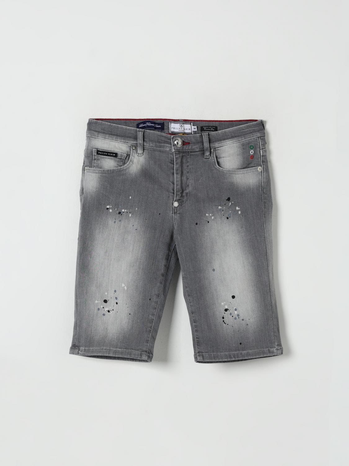 PHILIPP PLEIN SHORTS: Jeans Philipp Plein, Grey - Img 1
