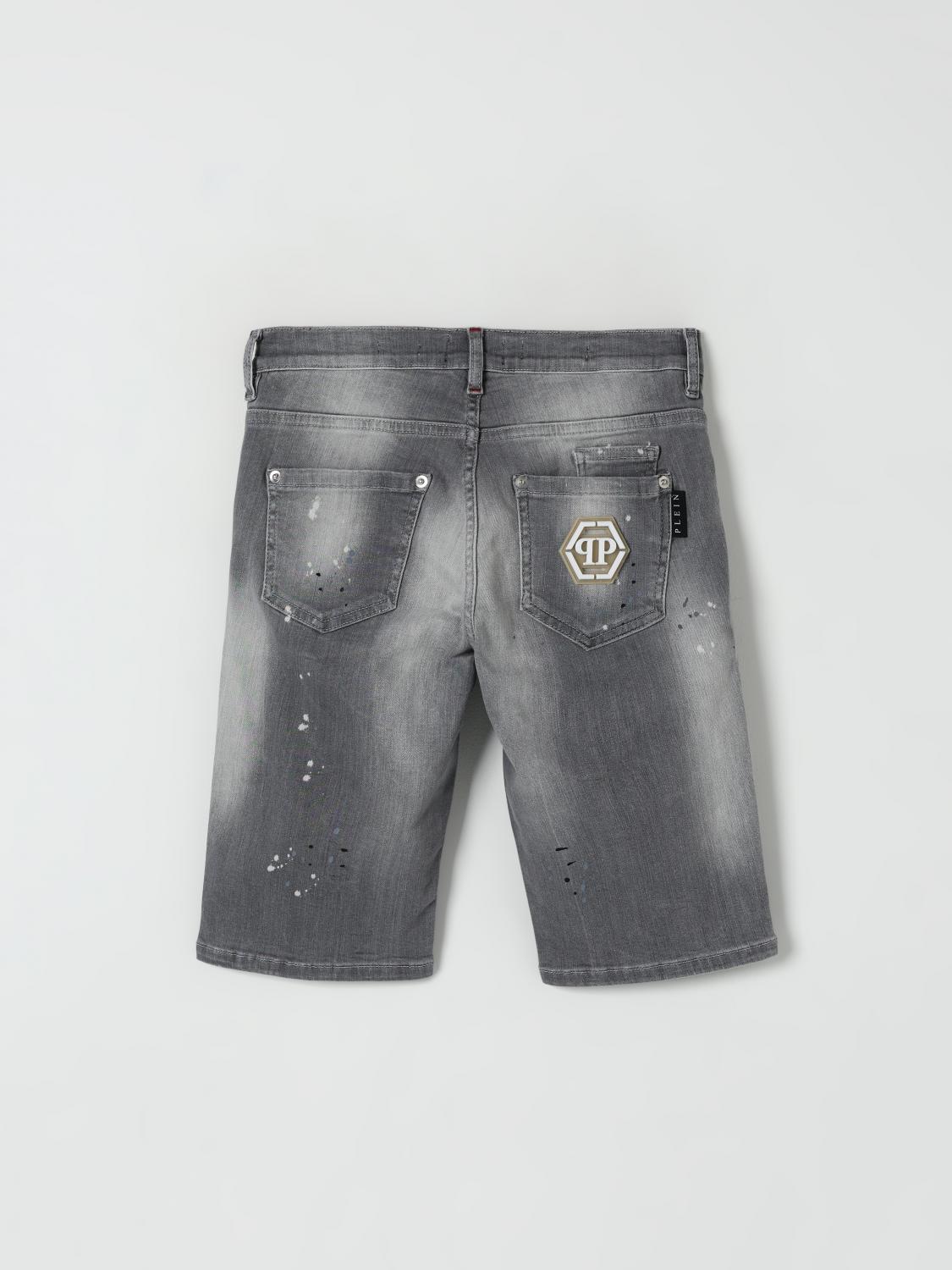 PHILIPP PLEIN SHORTS: Jeans Philipp Plein, Grey - Img 2