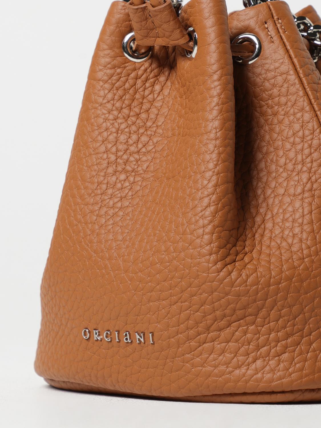 ORCIANI MINI BAG: Crossbody bags woman Orciani, Brown - Img 3