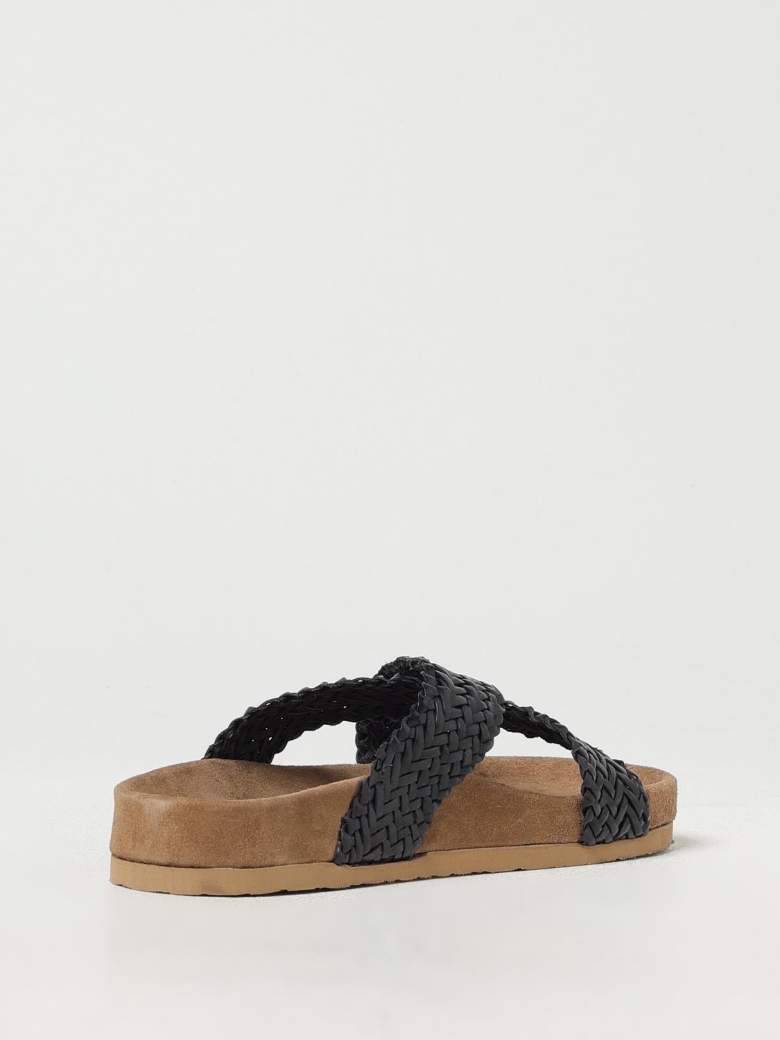 DRAGON DIFFUSION HEELED SANDAL: Flat sandals woman Dragon Diffusion, Black - Img 3