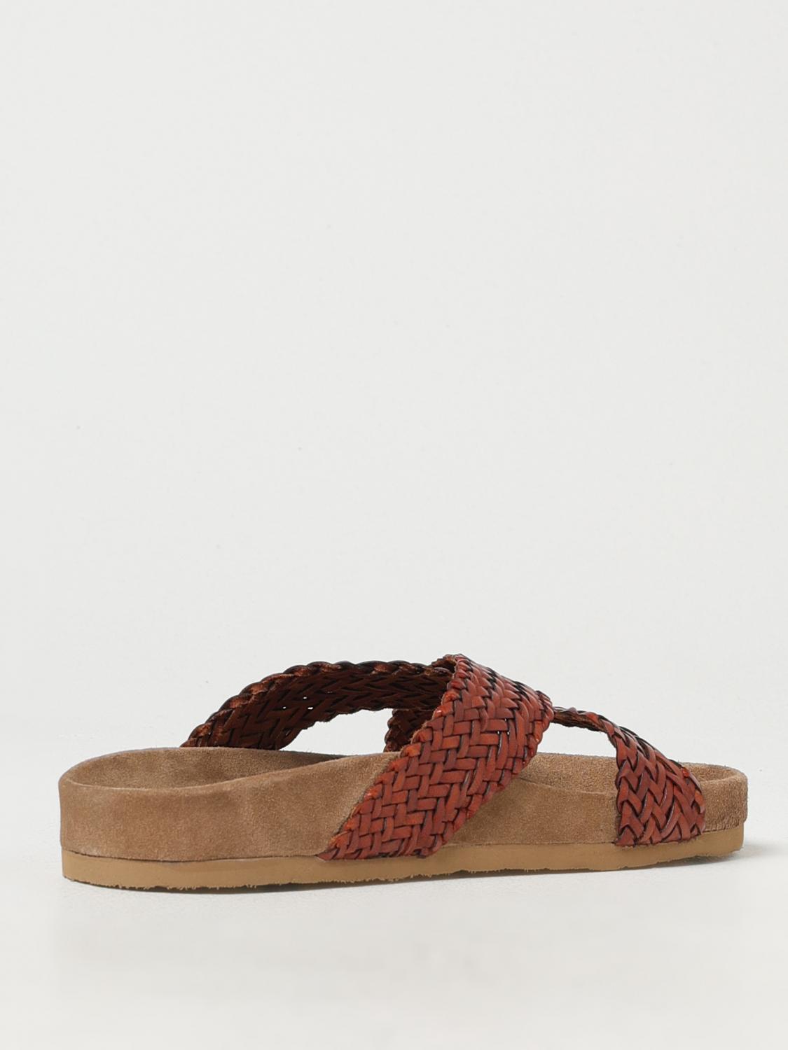 DRAGON DIFFUSION HEELED SANDAL: Flat sandals woman Dragon Diffusion, Orange - Img 3