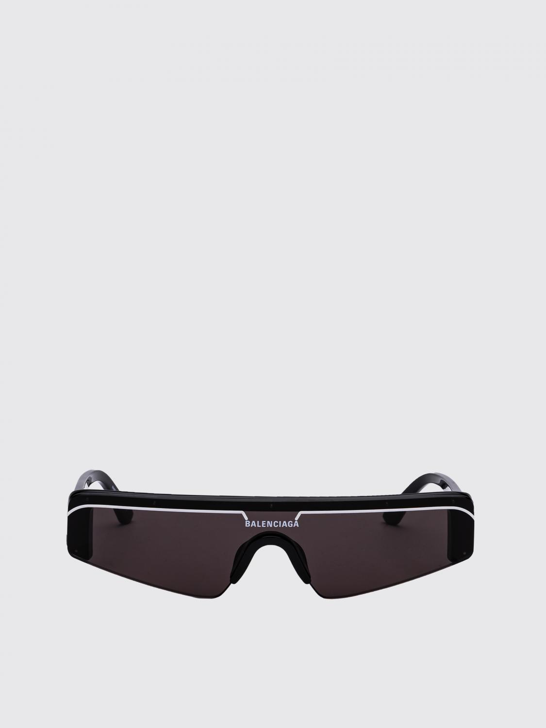 BALENCIAGA LUNETTES DE SOLEIL: Lunettes de soleil en acétate Balenciaga, Noir - Img 2