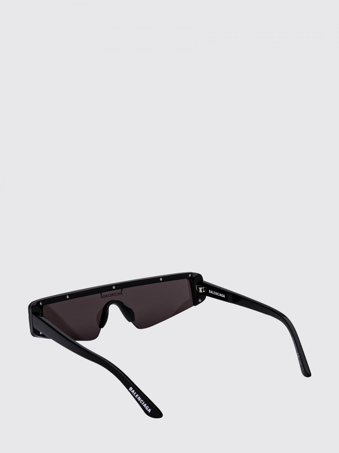 BALENCIAGA LUNETTES DE SOLEIL: Lunettes de soleil en acétate Balenciaga, Noir - Img 3