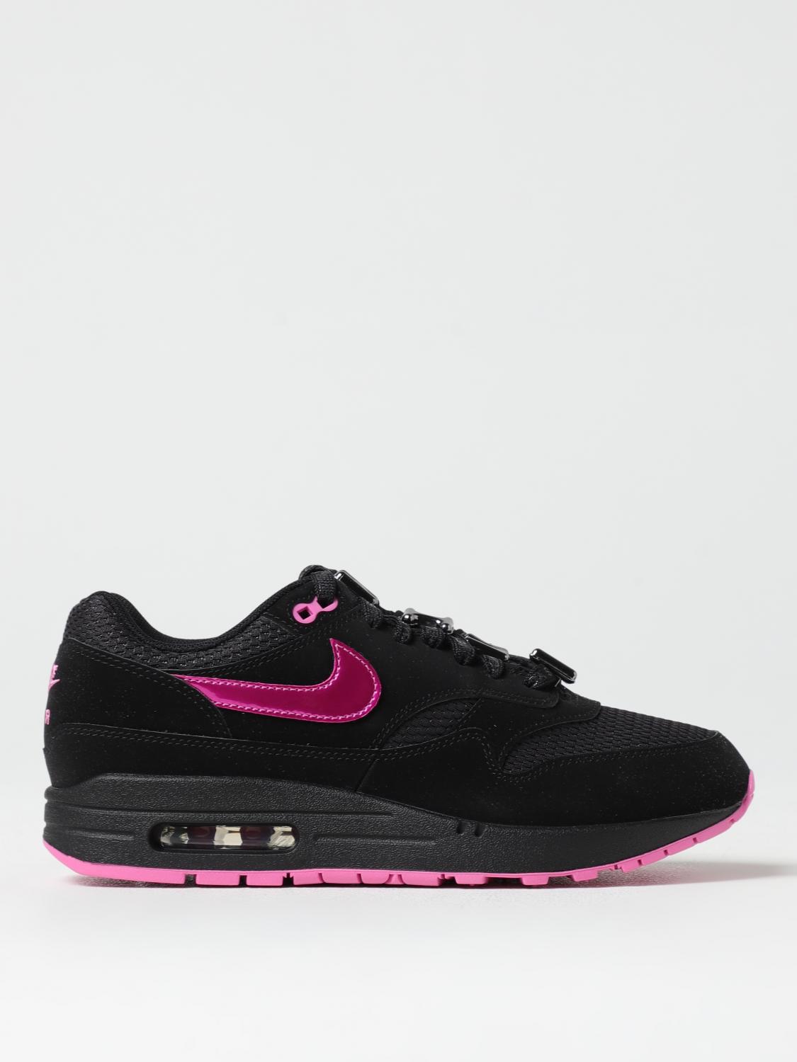 NIKE SNEAKERS: Sneakers Air Max 1 Premium Nike in camoscio e mesh , Nero - Img 1