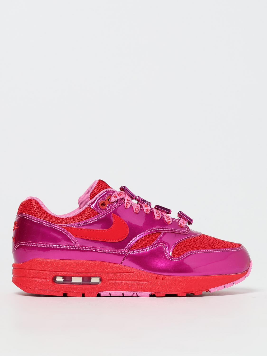 NIKE SNEAKERS: Sneakers Air Max 1 Premium Nike in pelle sintetica e mesh , Fuxia - Img 1