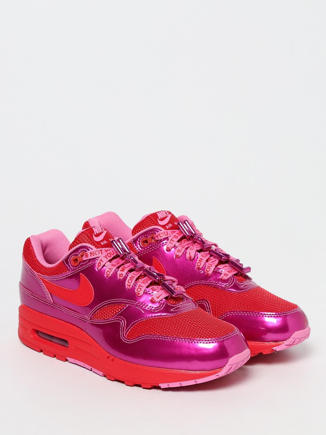 NIKE SNEAKERS: Sneakers Air Max 1 Premium Nike in pelle sintetica e mesh , Fuxia - Img 2
