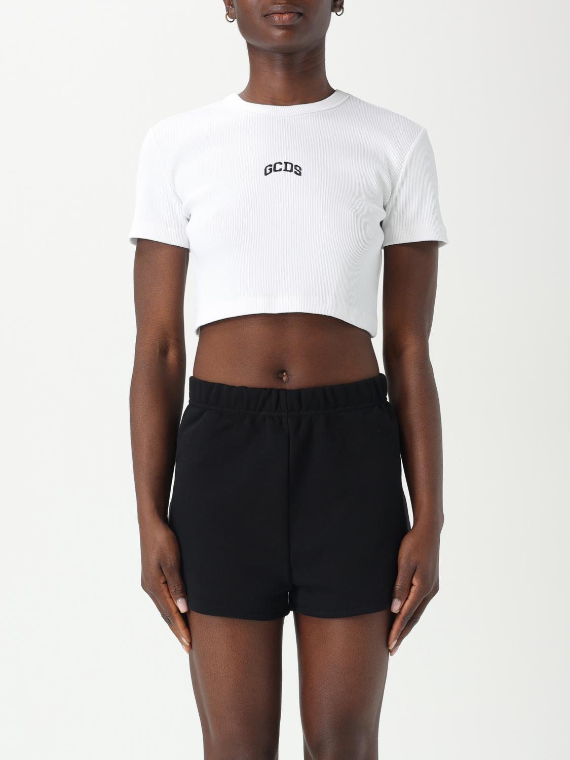 GCDS CAMISETA: Camiseta mujer GCDS, Blanco - Img 1