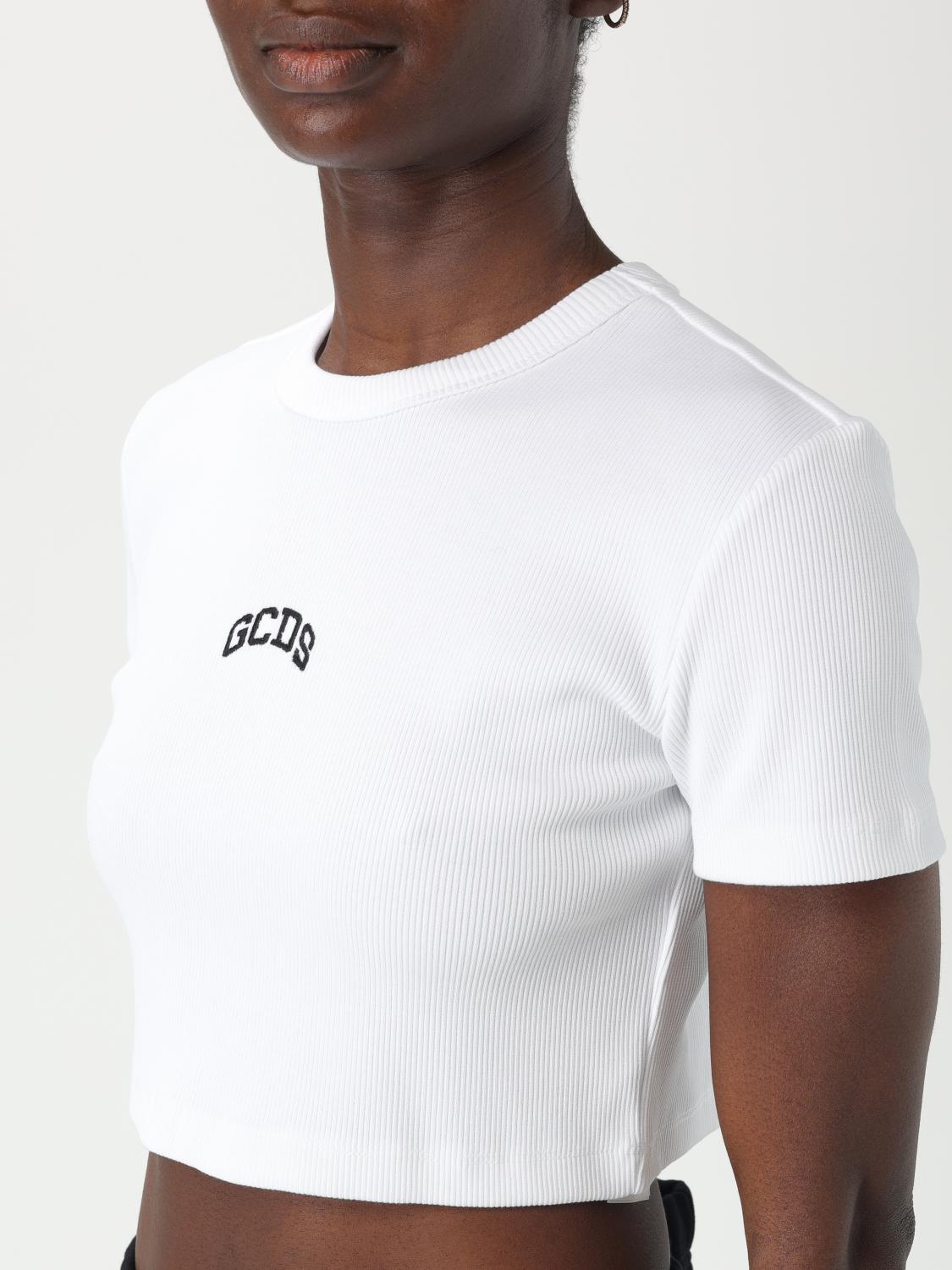 GCDS CAMISETA: Camiseta mujer GCDS, Blanco - Img 3