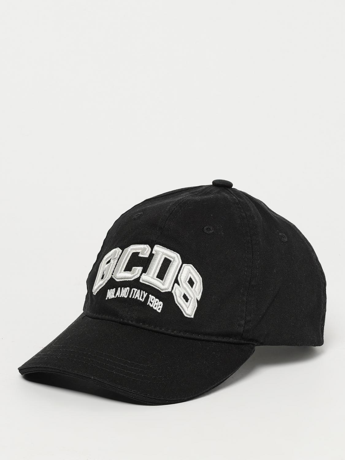 GCDS HAT: Hat men GCDS, Black - Img 1