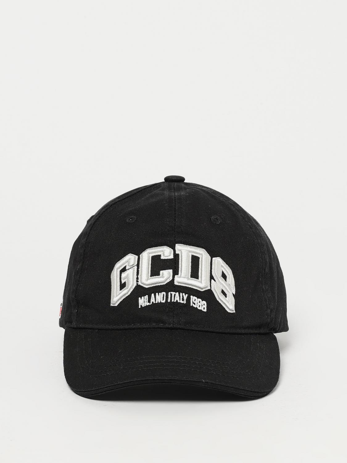 GCDS HAT: Hat men GCDS, Black - Img 2