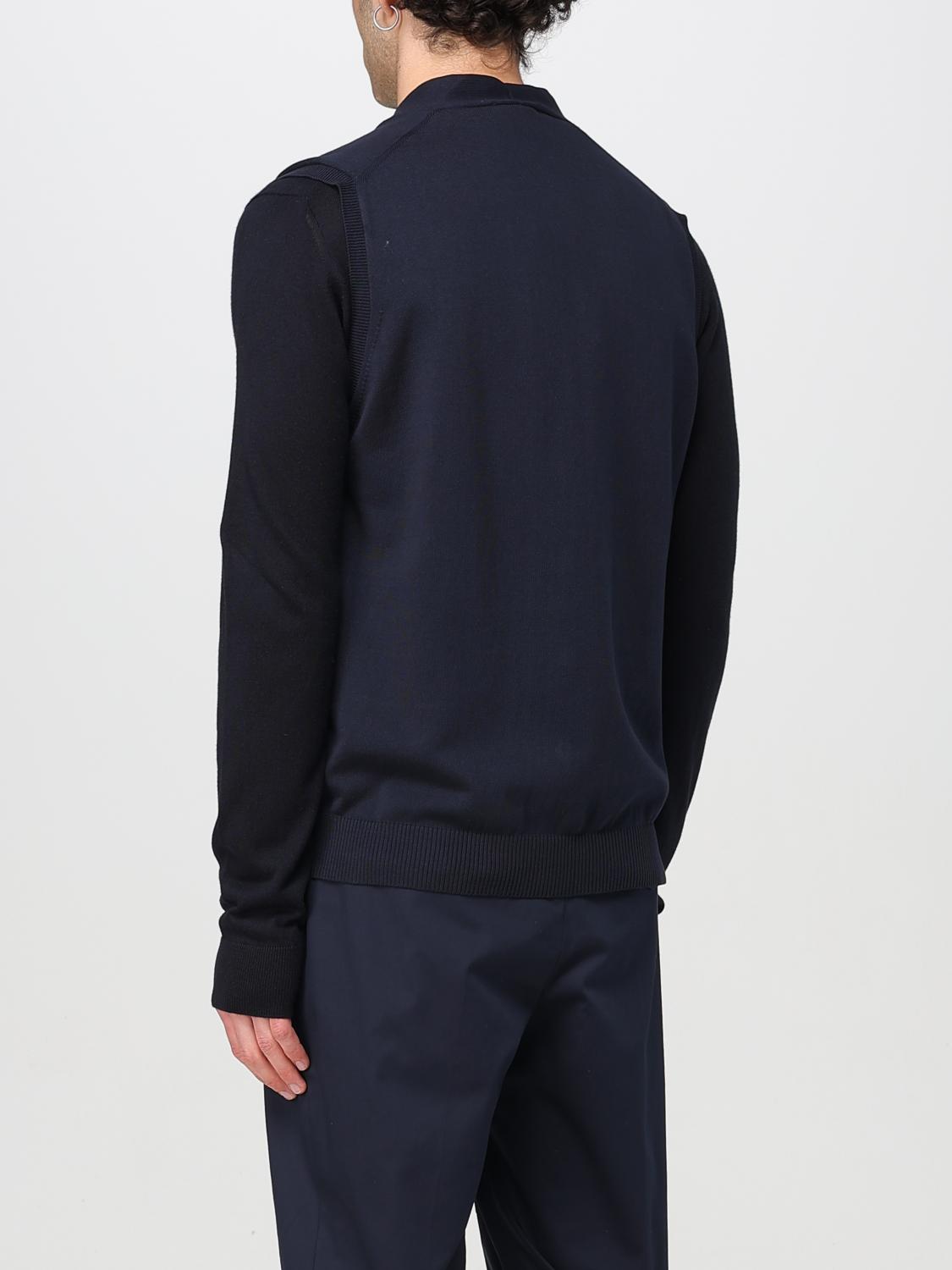 ALPHA STUDIO STRICKJACKE: Mantel herren Alpha Studio, Blau - Img 2