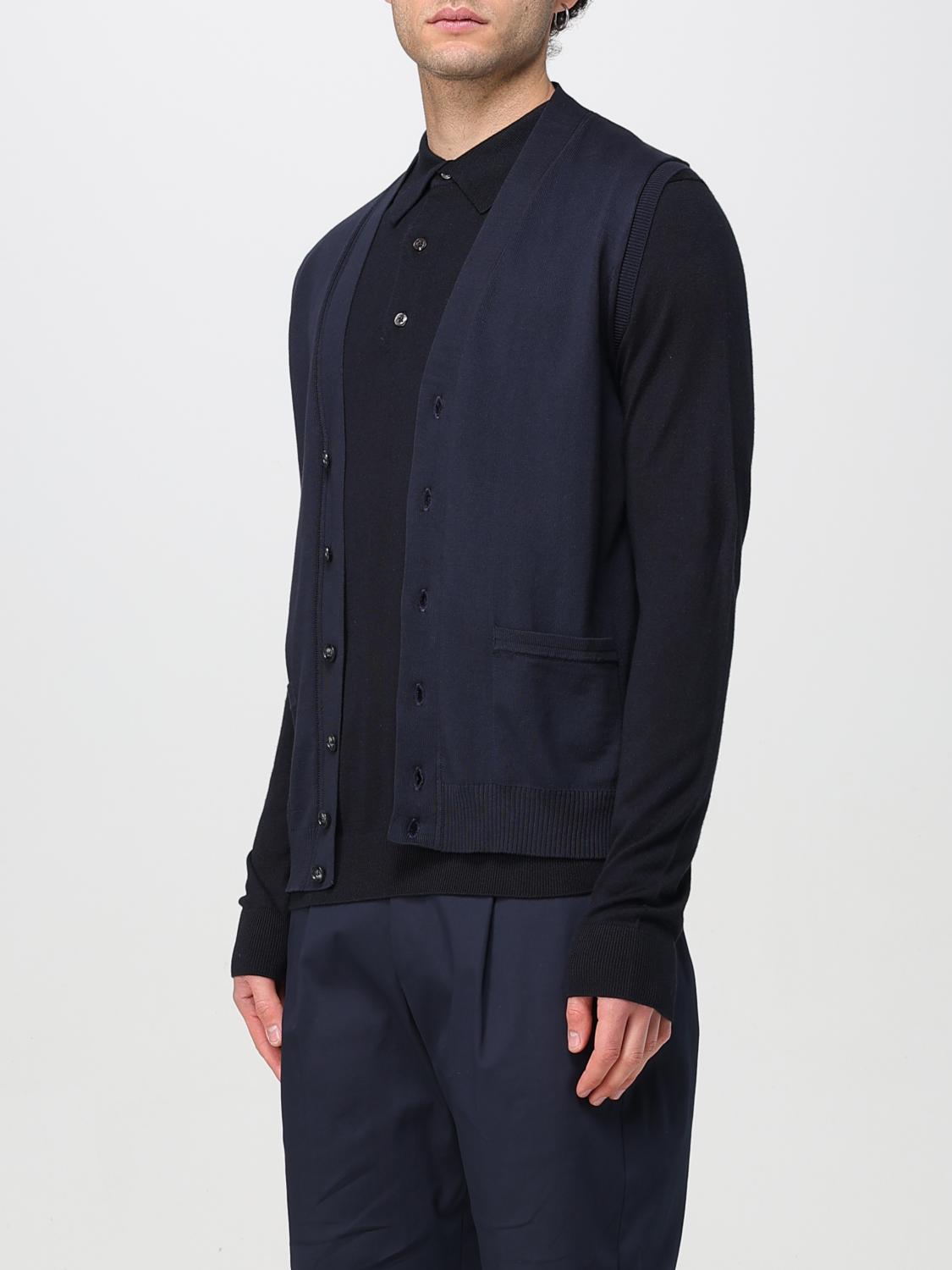 ALPHA STUDIO STRICKJACKE: Mantel herren Alpha Studio, Blau - Img 3