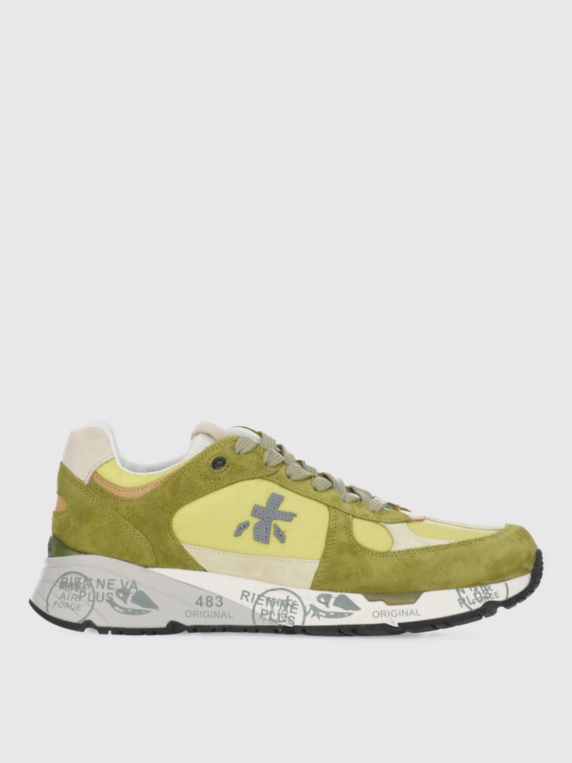 PREMIATA BASKETS: Baskets homme Premiata, Vert - Img 1