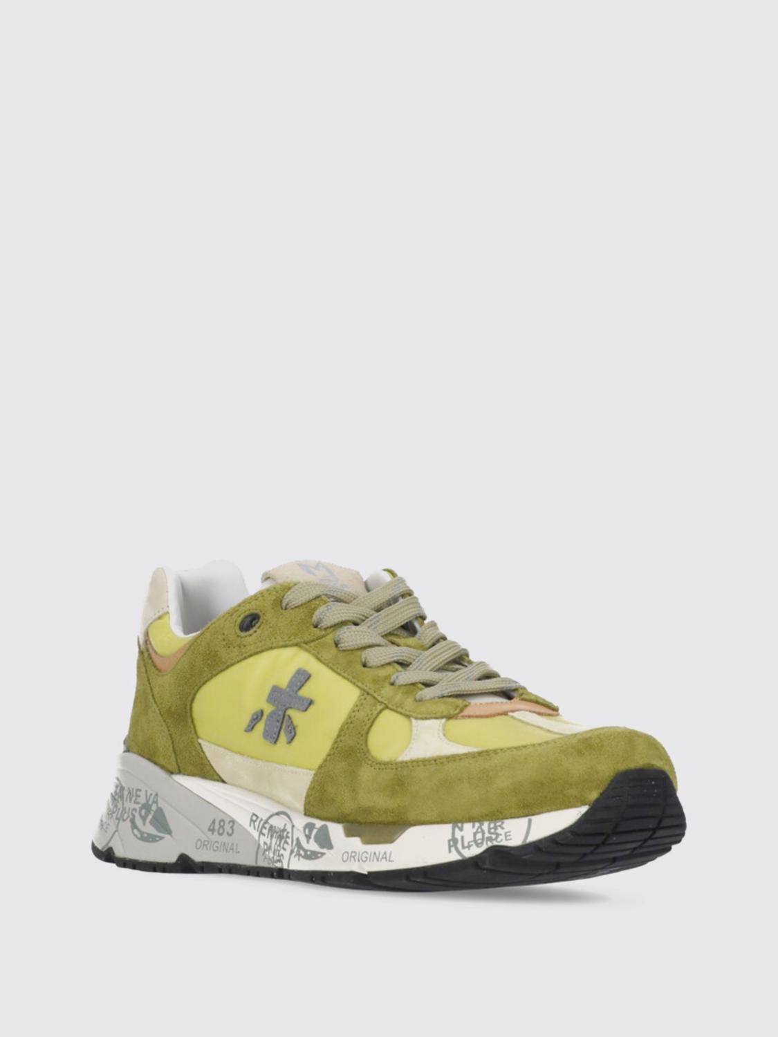 PREMIATA BASKETS: Baskets homme Premiata, Vert - Img 2