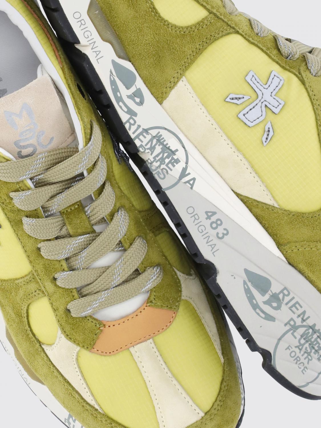 PREMIATA BASKETS: Baskets homme Premiata, Vert - Img 4