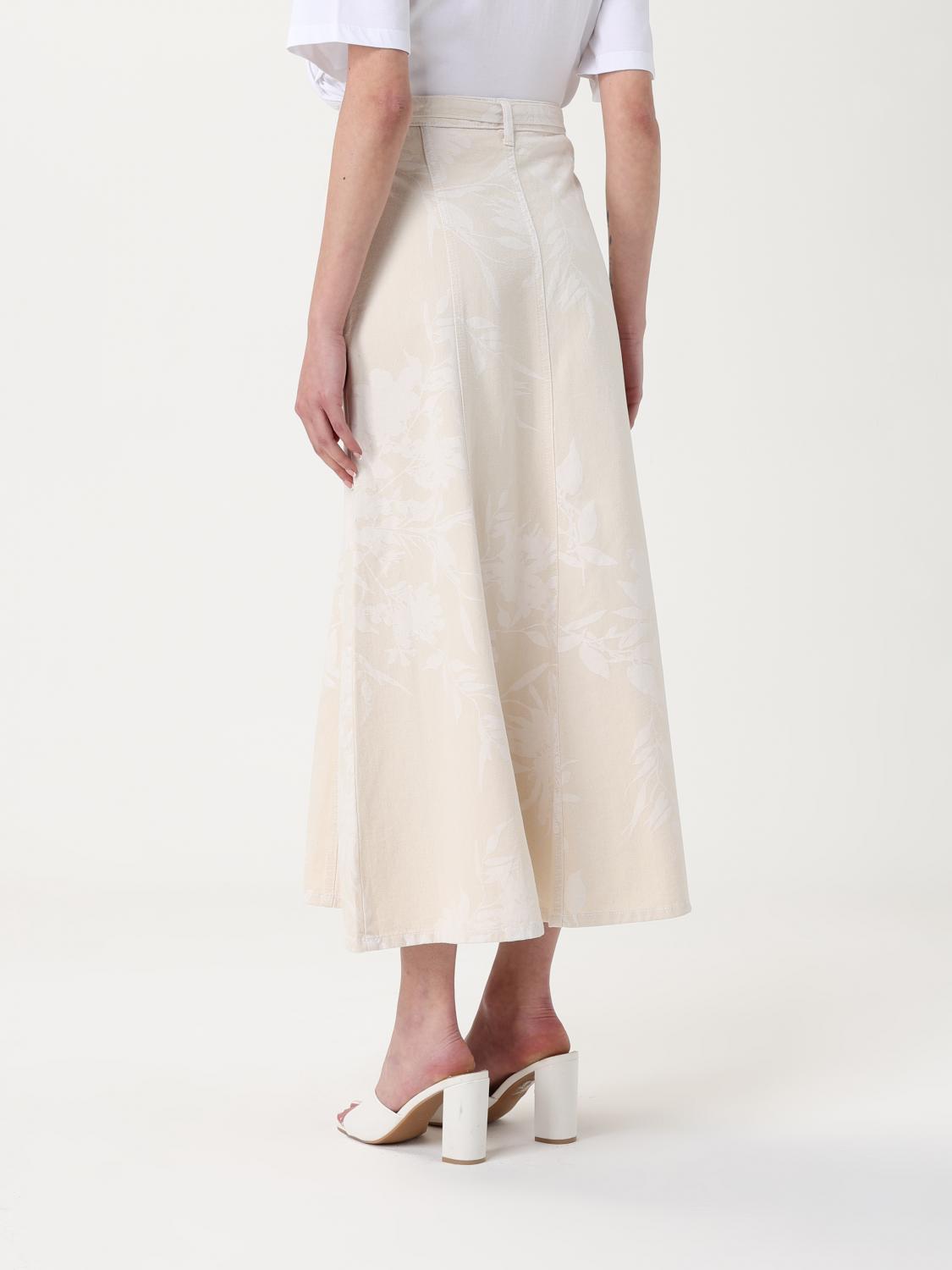 TWINSET FALDA: Falda mujer Twinset, Blanco - Img 3
