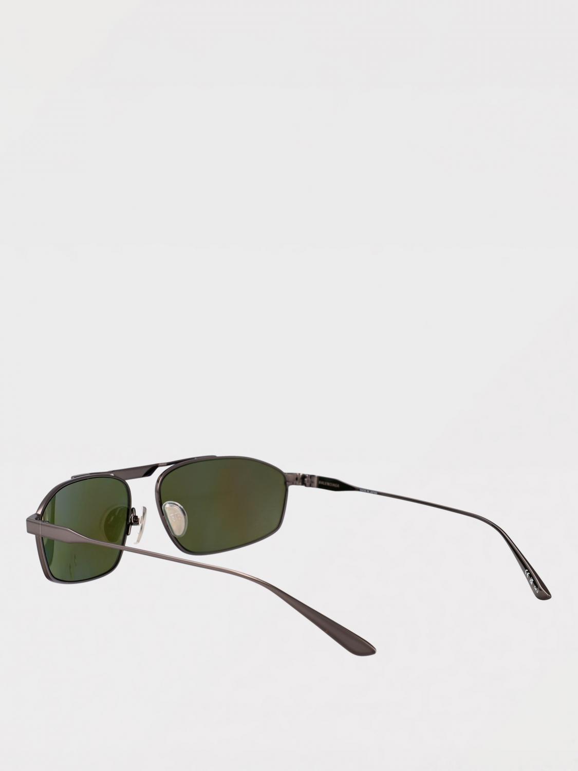 BALENCIAGA 선글라스: Balenciaga 메탈 선글라스, 그레이 - Img 3